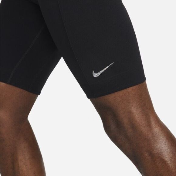 Nike Yoga DQ4890-010 Men's Sz M Black Dri-FIT Tight Fit Training Shorts - Picture 2 of 11